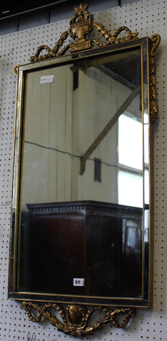 Gilt wall mirror